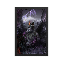 Framed Phantom Raven Poster - Argento Bookstore