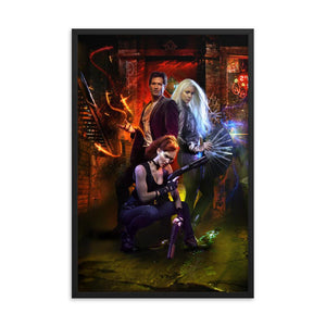 Framed Temple Cast Poster - Argento Bookstore